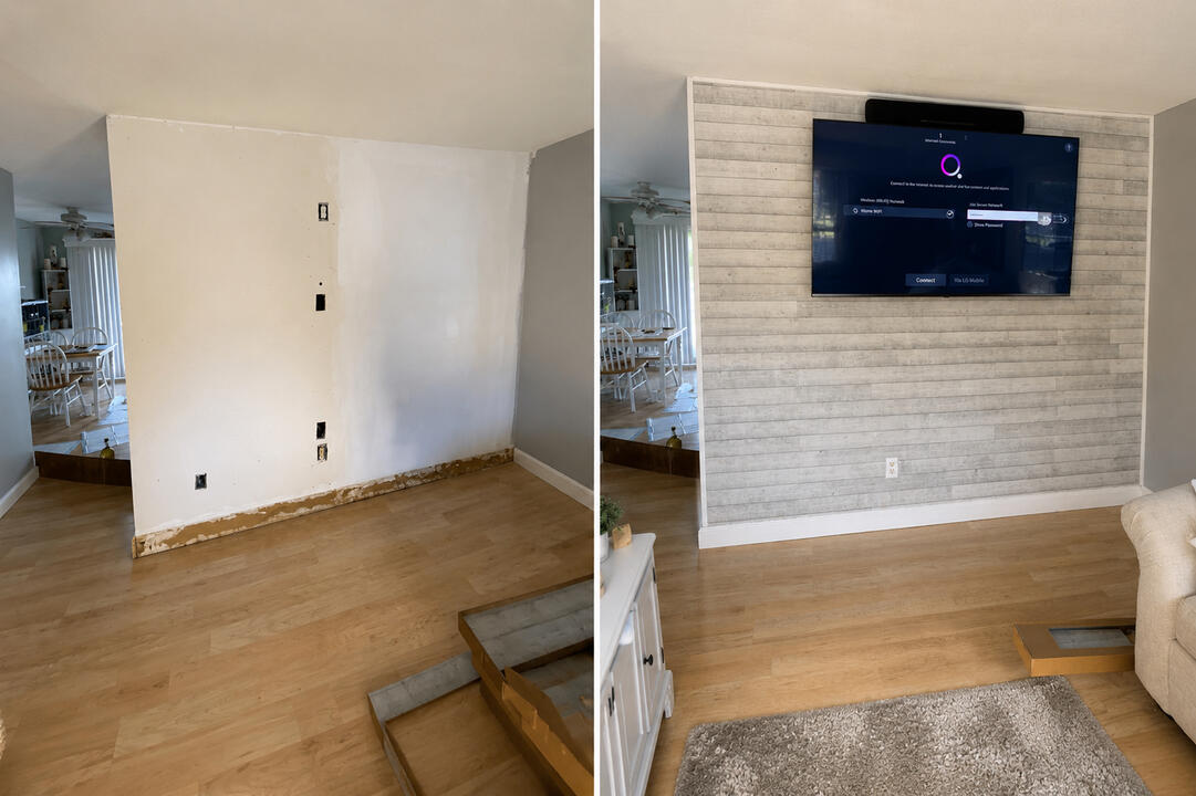 Living Room Accent Wall / Agawam Living Room Accent Wall / Agawam